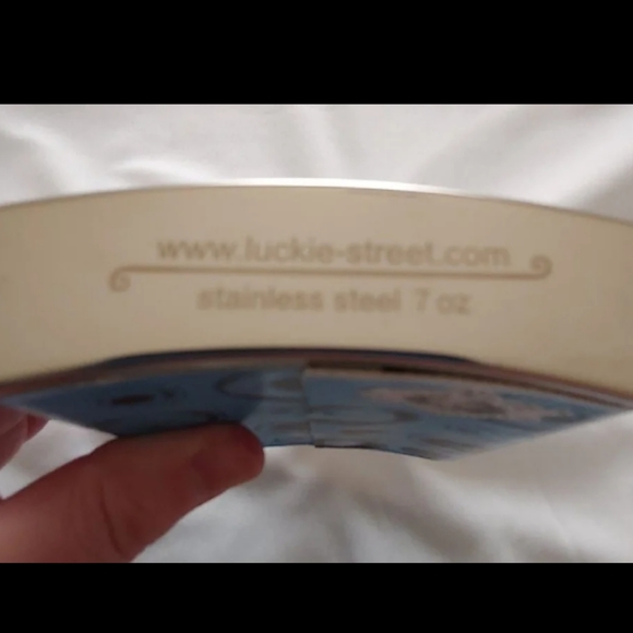 Vintage Leather Wrapped Flask - Picture 3 of 5